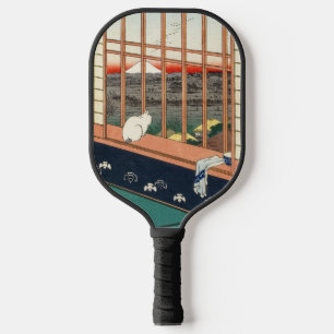 Utagawa Hiroshige - Asakusa Rice fields Pickleball Paddle