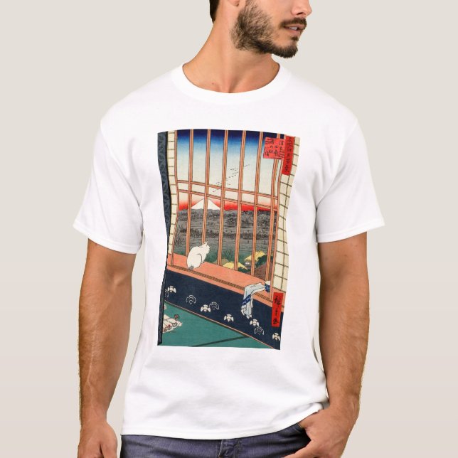 Utagawa Hiroshige - Asakusa Rice fields T-Shirt (Front)