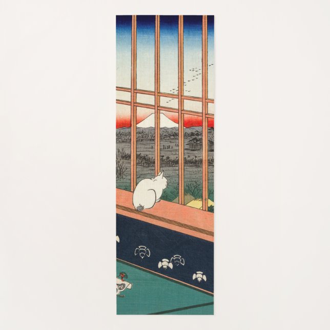Utagawa Hiroshige - Asakusa Rice fields Yoga Mat (Front)
