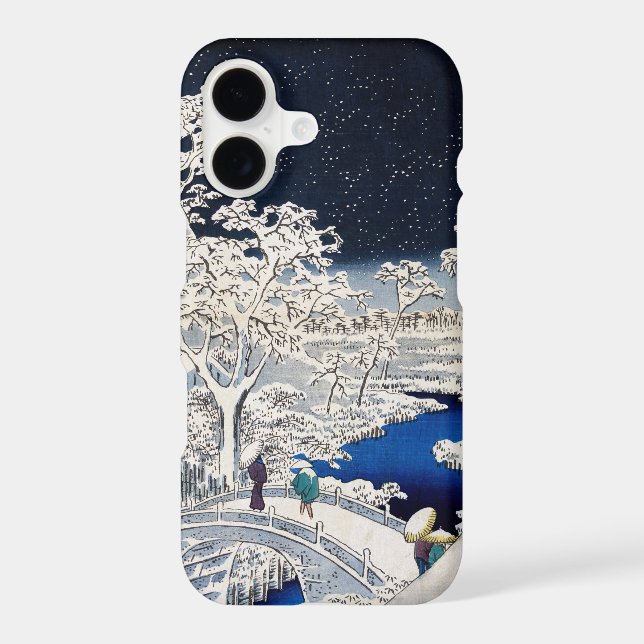 Utagawa Hiroshige - Drum Bridge at Meguro (Back)