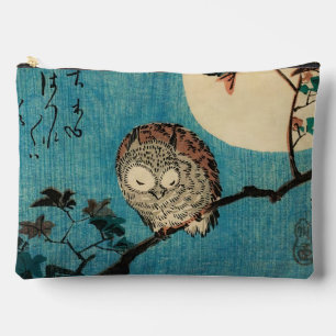 Utagawa Hiroshige - Horned Owl on Maple Branch Accessory Pouch