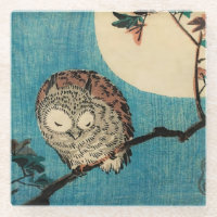 Utagawa Hiroshige - Horned Owl on Maple Branch