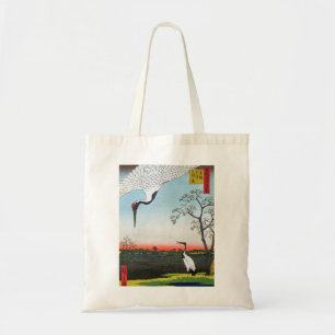 Utagawa Hiroshige - Minowa, Kanasugi, Mikawashima Tote Bag