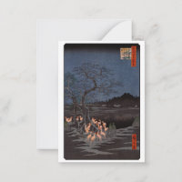 Utagawa Hiroshige - New Year's Eve Foxfires