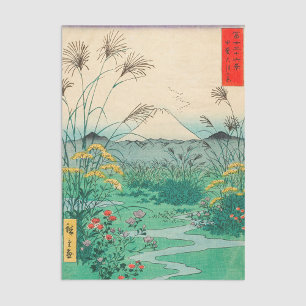 Utagawa Hiroshige - Otsuki Plain in Kai Province Tissue Paper