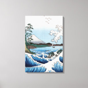Utagawa Hiroshige - Sea off Satta, Suruga Province Canvas Print