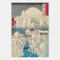 Utagawa Hiroshige - Snow on Mount Haruna