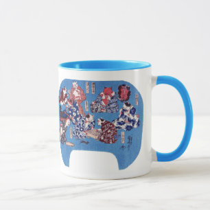 Utagawa Kuniyoshi and cat body eight hair mind Mug
