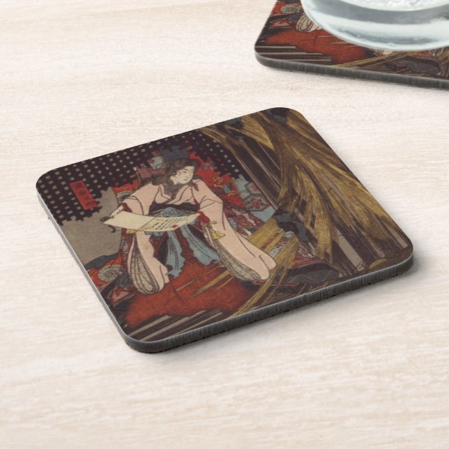 Utagawa Kuniyoshi Coaster (Left Side)