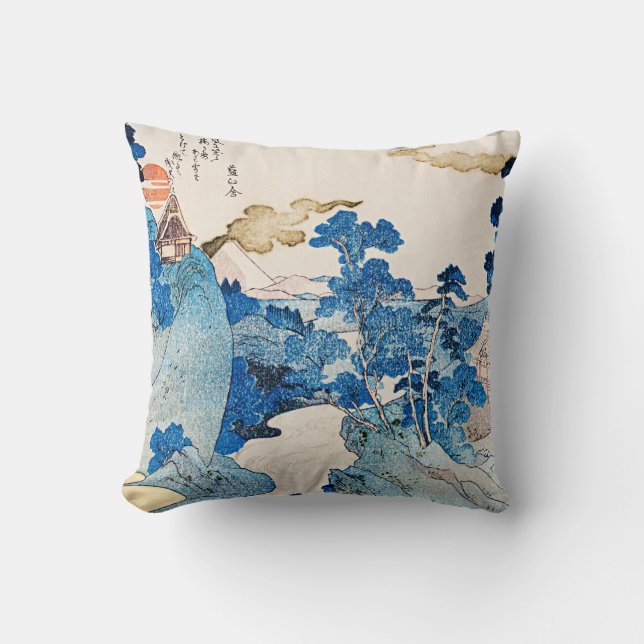 Utagawa Kuniyoshi - Fuji no Yukei Cushion (Front)