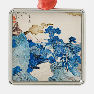 Utagawa Kuniyoshi - Fuji no Yukei Metal Tree Decoration