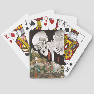 Utagawa Kuniyoshi Warrior vs. Ghost,Japanese Art Playing Cards