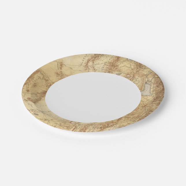 Utah 2 paper plate (Angled)