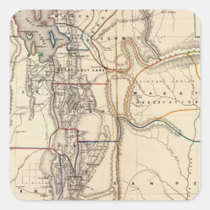 Utah 2 square sticker