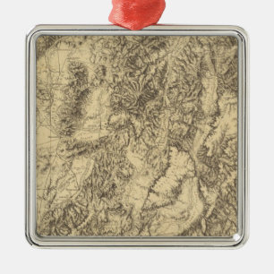 Utah 7 metal tree decoration