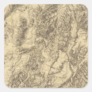 Utah 7 square sticker