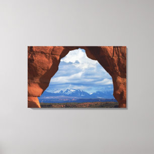 Utah, Arches National Park, Delicate Arch Canvas Print