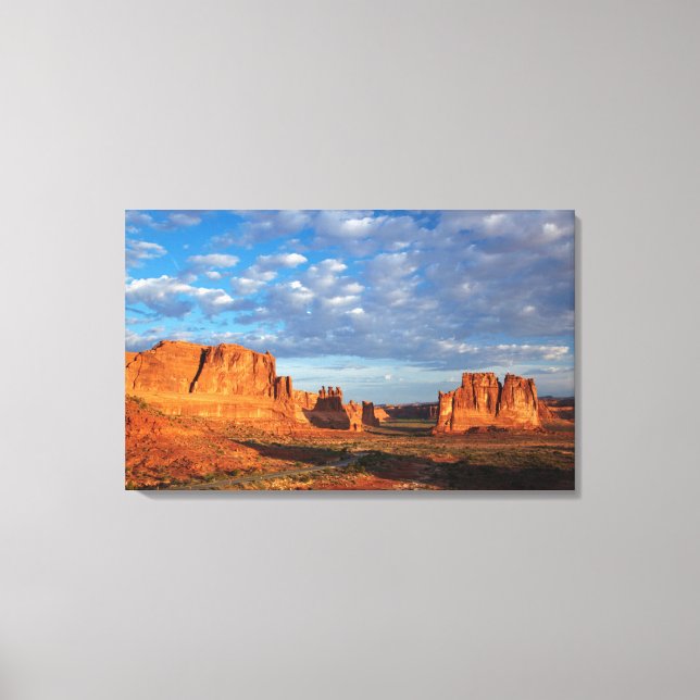Utah, Arches National Park, rock formations 2 Canvas Print (Front)