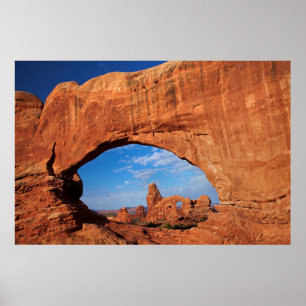 Utah, Arches National Park, Turret Arch 3 Poster