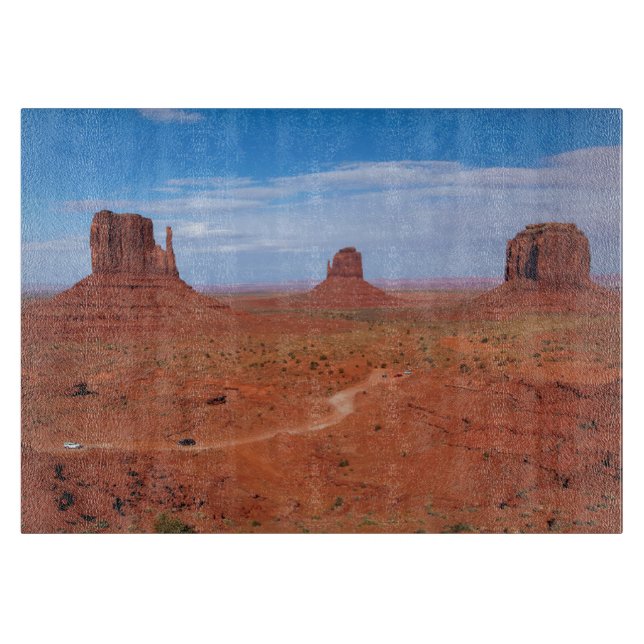 Utah. Arizona Border, Navajo Nation, Monument Cutting Board (Front)