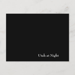 Utah at Night Postcard