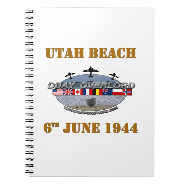 Utah Beach 6th June 1944 Notebook (Front)