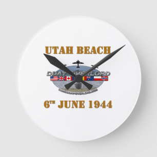 Utah Beach 6th June 1944 Round Clock
