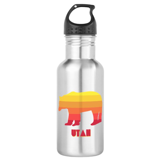 Utah Bear 532 Ml Water Bottle (Front)