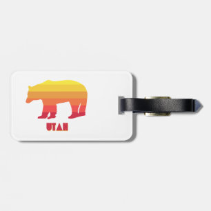 Utah Bear Luggage Tag