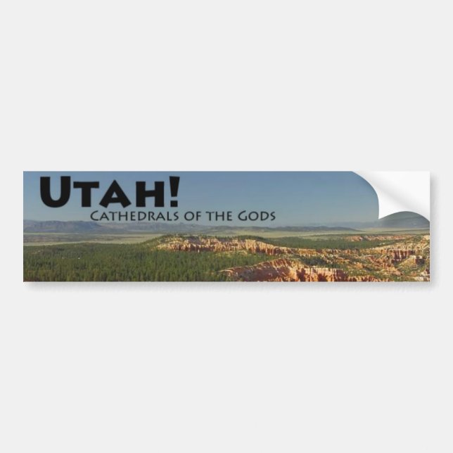 Utah Bumper Sticker (Front)