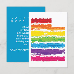 utah colour strokes invitation