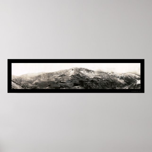 Utah Copper Mining Photo 1909 Poster (Front)
