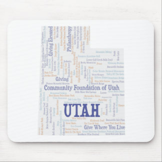 UTAH Customised Word Cloud Mouse Mat