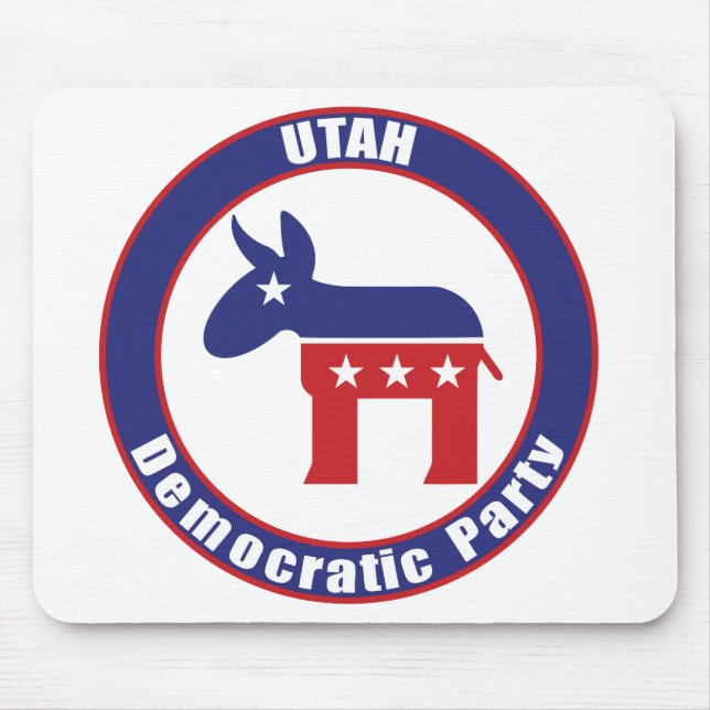 Utah Democratic Party Mouse Mat (Front)