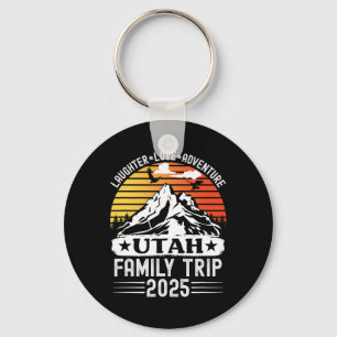 Utah Family Trip 2025 Mountain Camping Adventure T Key Ring