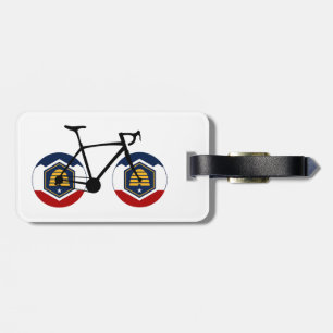 Utah Flag Cycling Luggage Tag