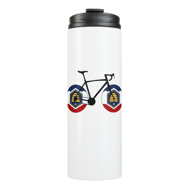 Utah Flag Cycling Thermal Tumbler (Front)