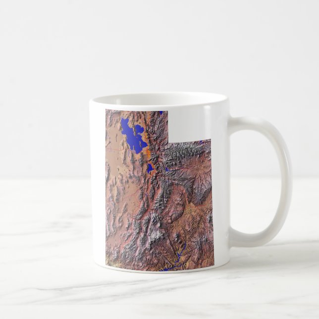 Utah Flag + Map Mug (Right)