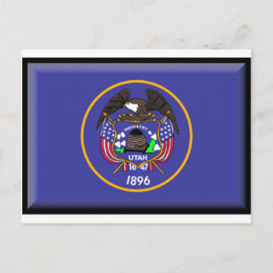 Utah Flag Postcard
