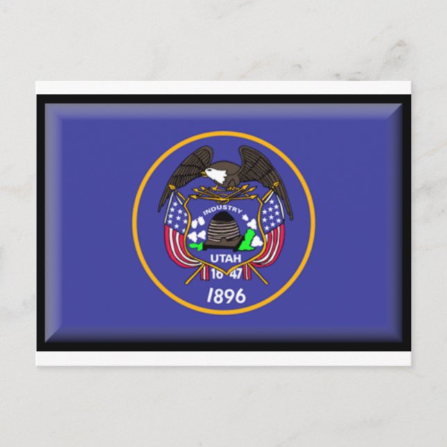 Utah Flag Postcard (Front)