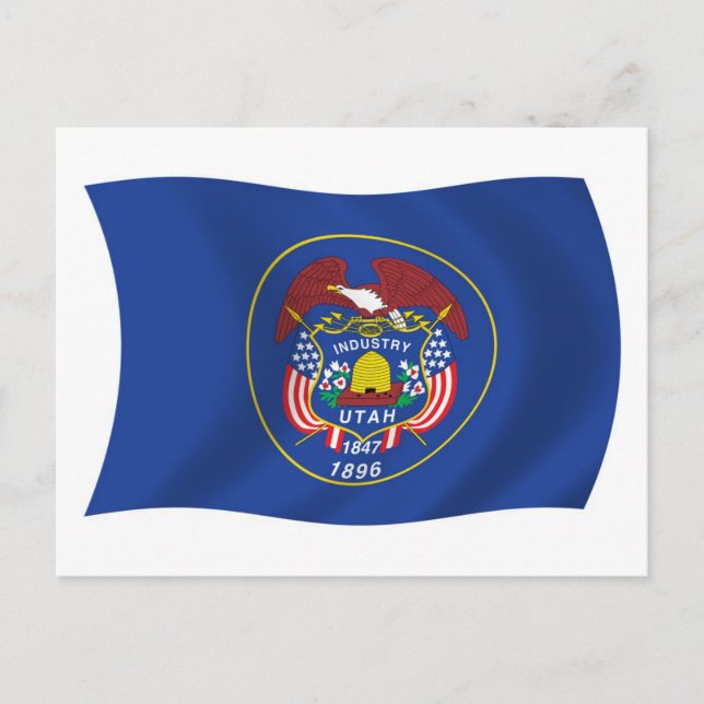 Utah Flag Postcard (Front)