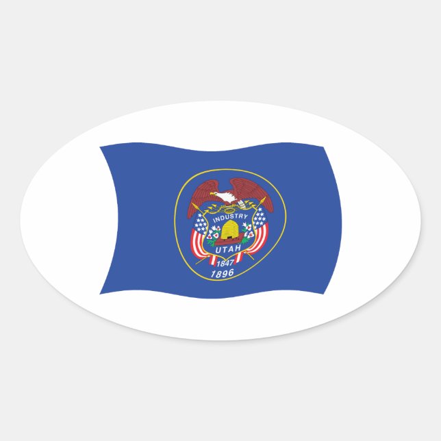 Utah Flag Sticker (Front)