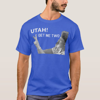 Utah Get Mewo Funny 1980s Quote retro T-Shirt