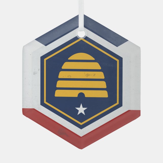 Utah Glass Tree Decoration (Front)