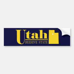 Utah Gold Bumper Sticker