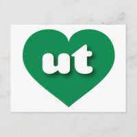 Utah green heart - I love ut
