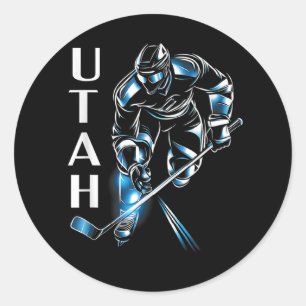 Utah Hockey  Classic Round Sticker