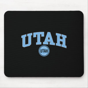 Utah Hockey Club Arch Over Gray Nhl Officially Lic Mouse Mat