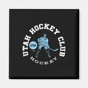 Utah Hockey Club Edge Black Officially Licensed Magnet