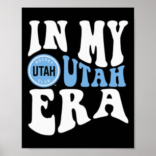 Utah Hockey Club Era Dark Heather Officially Licen Poster
